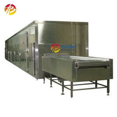 13800*3200*2500 mm congelatore a galleria per la congelamento continuo di verdure miste IQF