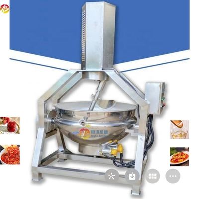 Caldaia da cucina a vapore a giacca per ristoranti per la produzione industriale di alimenti e marmellata di frutta