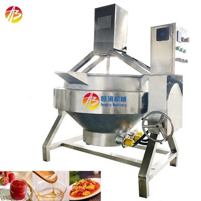Caldaia da cucina a vapore a giacca per ristoranti per la produzione industriale di alimenti e marmellata di frutta