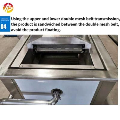 200-300kg Capacità di acciaio inossidabile cintura trasportatrice macchina automatica di patatine per la frittura