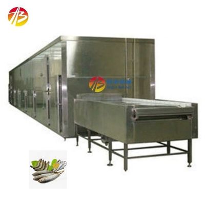 Macchina per il tunnel di congelamento dei frutti di mare Hengbin IQF Tunnel Fast Freezer Larghezza della cintura 2000 mm