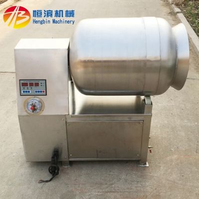 Potenza della pompa a vuoto 0,75KW 300L pesce carne bovina montone pollo carne di pollo macchina di magliatura a vuoto a rulli
