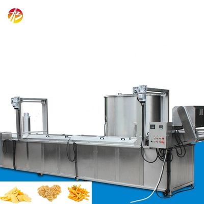 Macchina automatica continua per la frittura di patatine fritte per negozi alimentari 2500*1000*2400 Dimensioni