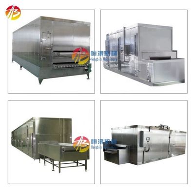 Macchina di congelamento rapido Fries tunnel freezer con alta produttività e SUS 304 IQF