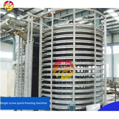 Congelamento Frutta Pulpa Frutti di mare Industrial Freezer 10-60min Tempo di congelamento 800mm Larghezza di ingresso