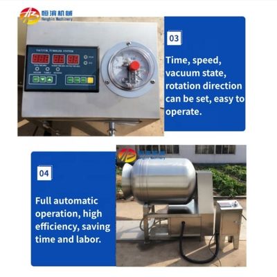 Carne, frutti di mare, verdura, 1000L, marinatore a vuoto con potenza totale di 4,75KW