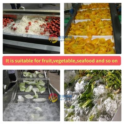 Vantaggi di risparmio idrico Lavatrice a bolle per la produzione su larga scala di frutta e verdura