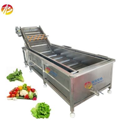 Lavatrice a bolle di frutti di mare per pepe di frutta e verdura 3000*1160*1400mm Dimensione