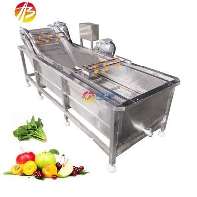 Lavatrice a bolle per la pulizia industriale della superficie dei frutti