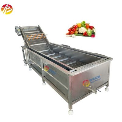 3000*1160*1400mm Vantaggio Macchina per lavare con bolle di acqua risparmiata per verdure e frutta