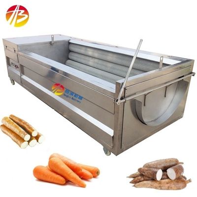 Macchina per lavare e pelare le patate industriali ad alta produttività per un facile utilizzo