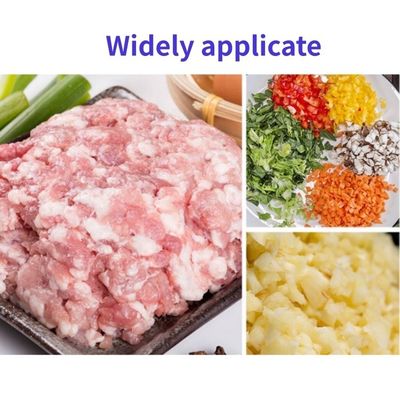 Capacità 304 Acciaio inossidabile Macchine per miscelazione di ciotole di carne con potenza totale di 13,8 kW