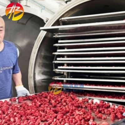 Prodotti ittici e frutta 38kw Macchina di siccatura frigorifera a risparmio energetico con vassoio di 1400*1000mm